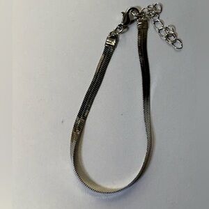 Silver Tone  Chain Bracelet